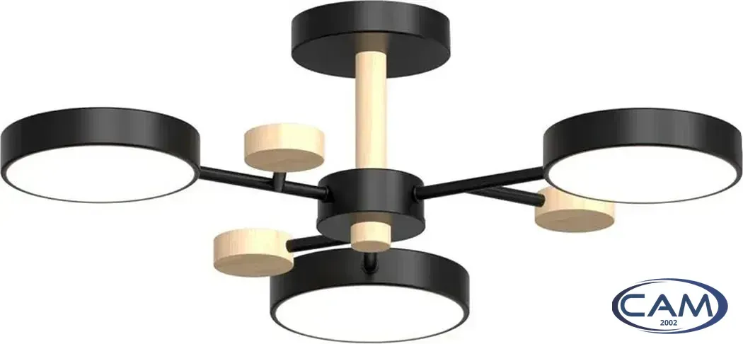 Припотолочная люстра LED4U L3203-620 BK