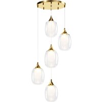 Подвесная люстра Maytoni Aura MOD016PL-05BS