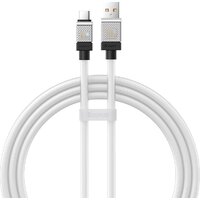 Кабель Baseus CoolPlay Series Fast Charging Data Cable 100W USB Type-A - USB Type-C (1 м, белый)