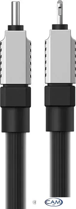 Кабель Baseus CoolPlay Series USB Type-C - Lightning (2 м, черный)