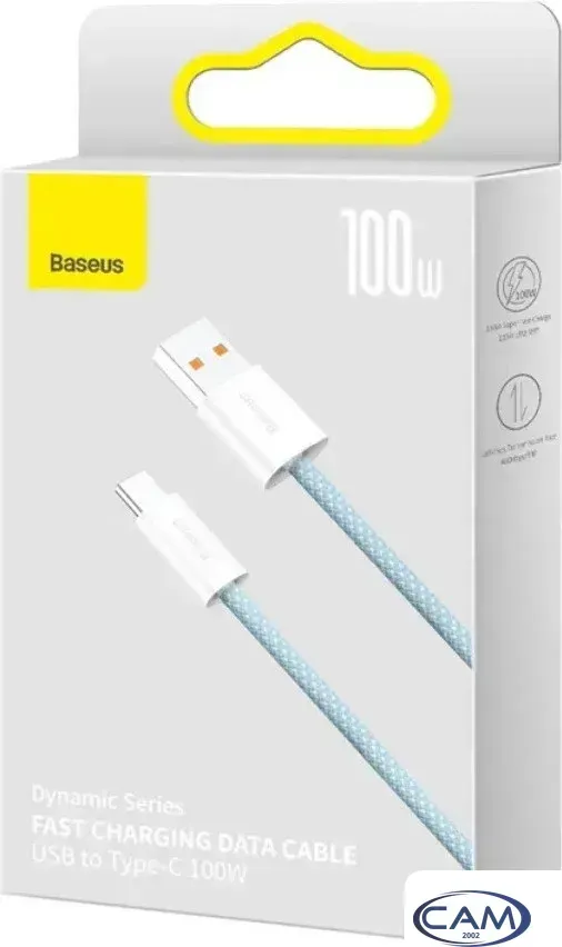 Кабель Baseus Dynamic Series CALD000703 USB Type-A - USB Type-C (2 м, голубой)