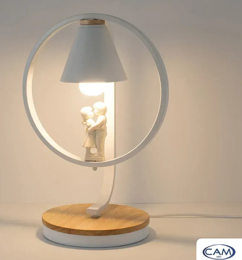 Настольная лампа Home Light Астерия E013-3-W (белый)
