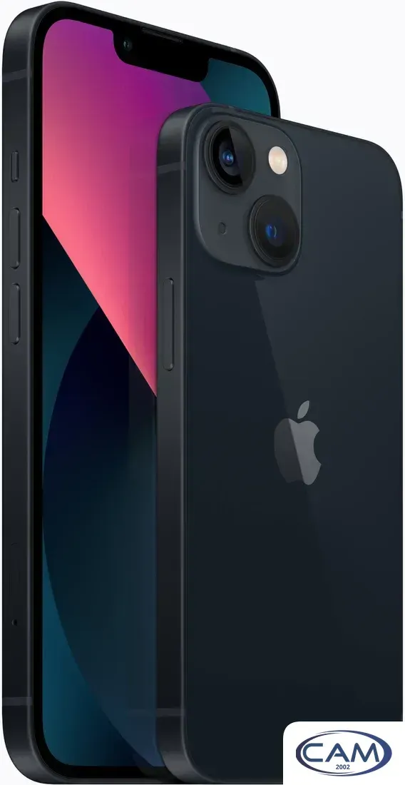 Смартфон Apple iPhone 13 256GB Восстановленный by Breezy, грейд B (темная ночь)