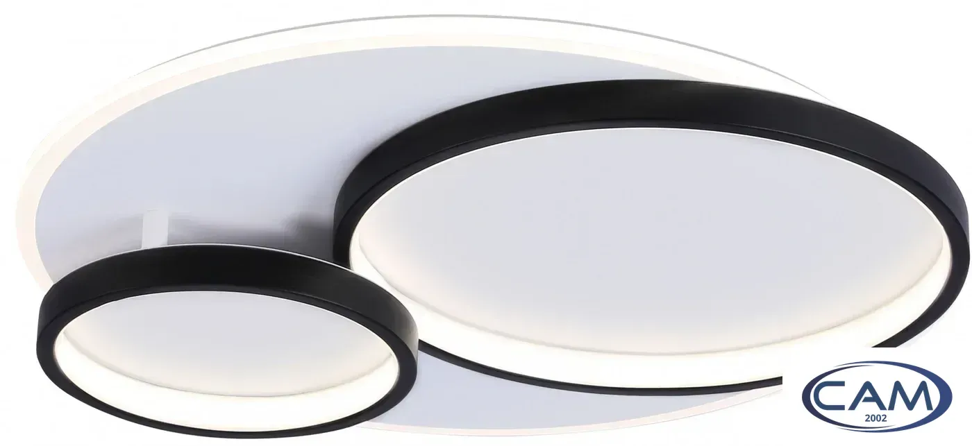 Светильник-тарелка Ambrella light FA7719 WH/BK