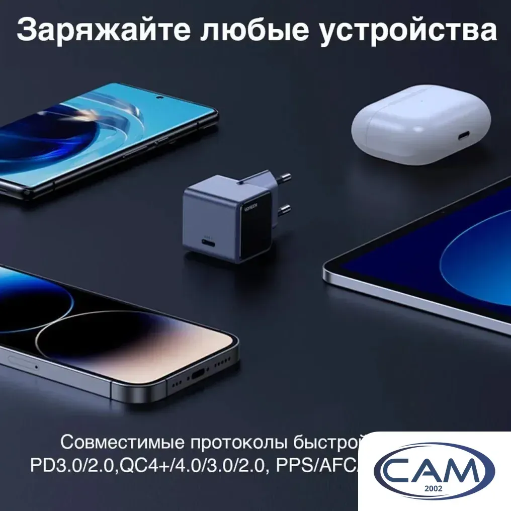 Сетевое зарядное Ugreen X503 35041 (серый)
