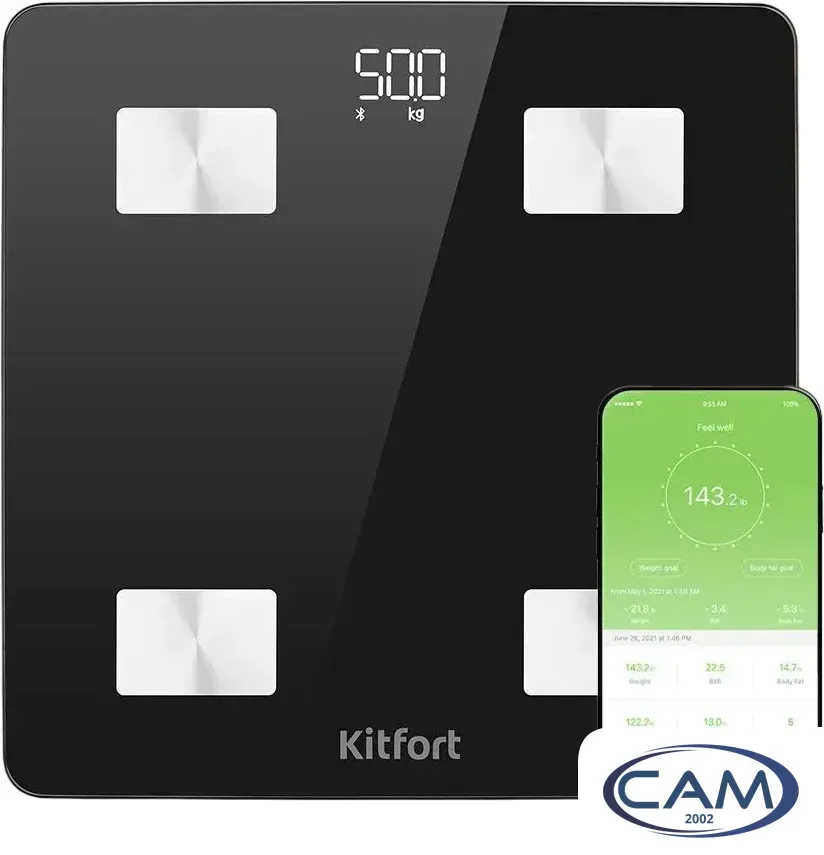 Умные напольные весы Kitfort KT-836