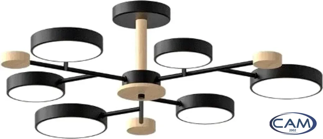 Подвесная люстра LED4U L3214-750 BK
