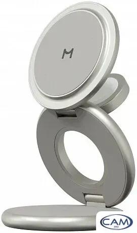 Беспроводное зарядное Magssory Signature Disc Pro для Apple 3 в 1 WCH073 (титановый)