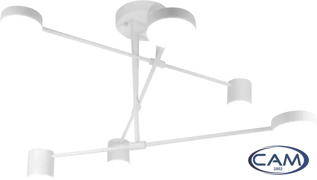 Люстра средней высоты Mirastyle Диод XL-21015/3+3 WT