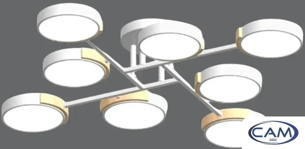 Припотолочная люстра LED4U L3212-840 WH