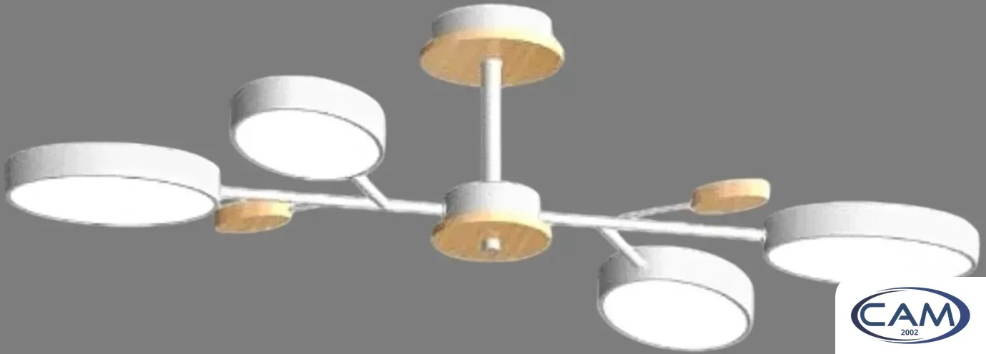 Люстра средней высоты LED4U L3219-830 WH