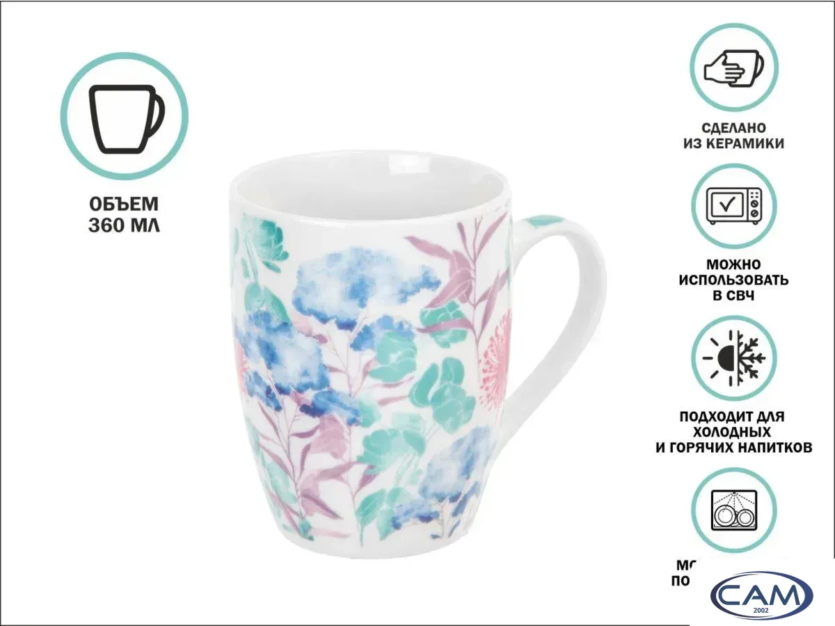 Кружка Perfecto Linea Flora-2 30-063632