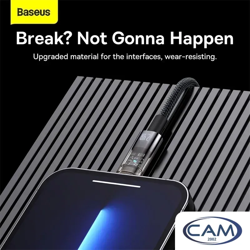 Кабель Baseus Explorer USB Type-A - Lightning (2 м, черный)