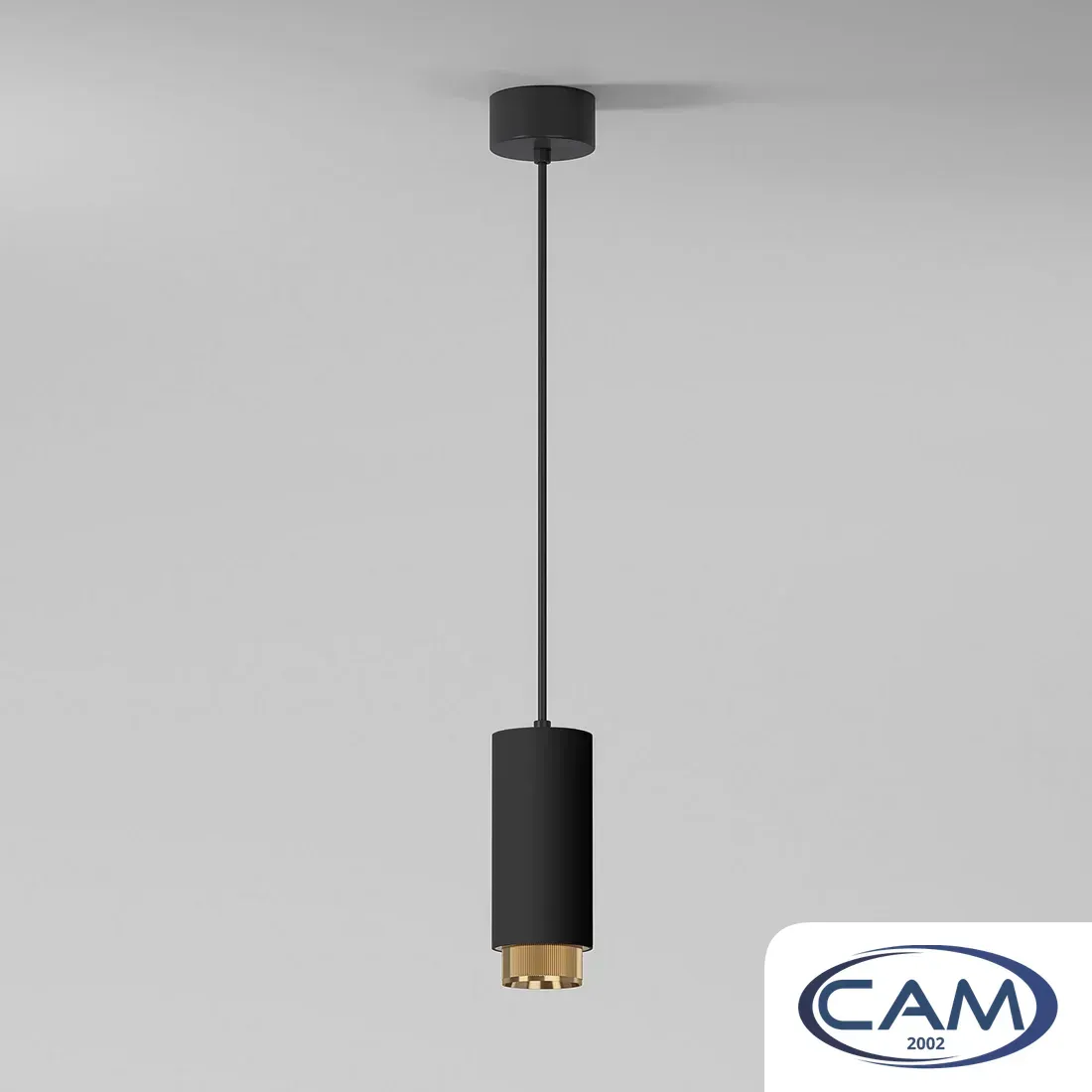 Подвесная люстра Elektrostandard Nubis GU10 50122/1 (черный/золото)