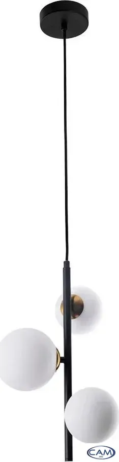 Подвесная люстра Arte Lamp Gemini A2243SP-3BK