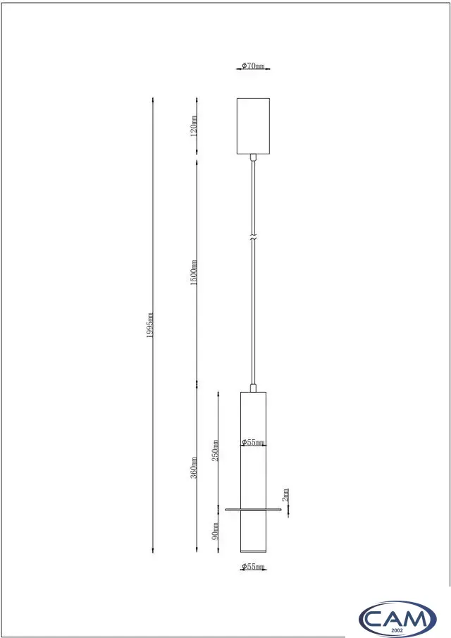 Подвесная люстра Arte Lamp Ascella A2034SP-1BK