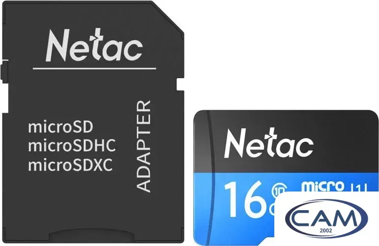 Карта памяти Netac P500 Standard 16GB NT02P500STN-016G-R (с адаптером)