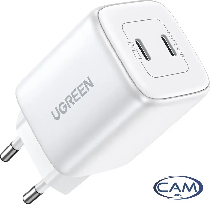 Сетевое зарядное Ugreen CD294 15327 (белый)