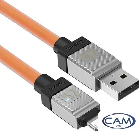 Кабель Baseus CoolPlay Series Fast Charging Data Cable 2.4A USB Type-A - Lightning (2 м, оранжевый)