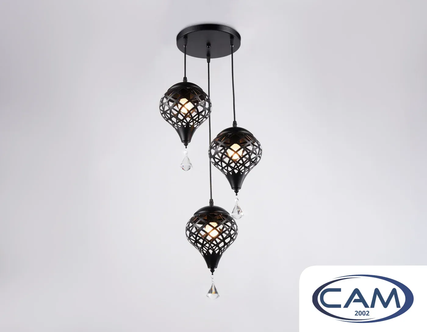 Подвесная люстра Ambrella light Traditional TR8444/3 BK (черный)