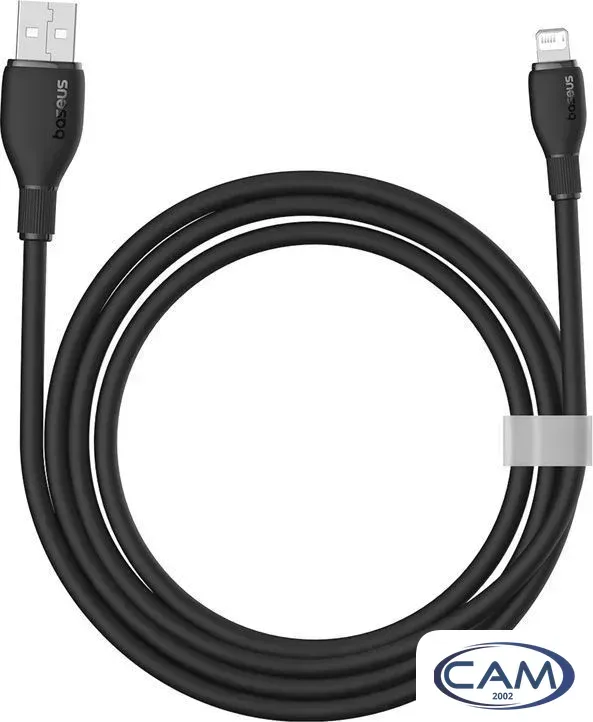 Кабель Baseus Pudding Series USB Type-A - Lightning (2 м, черный)