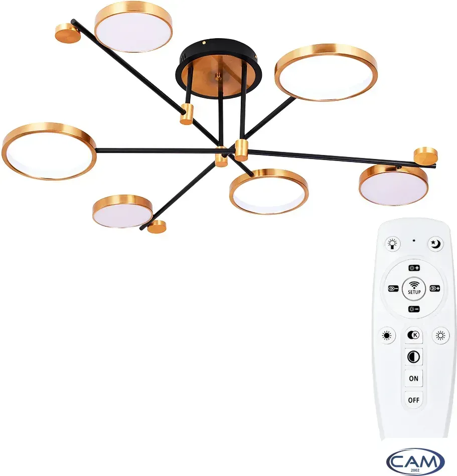 Люстра средней высоты Arte Lamp Holly A1364PL-6PB