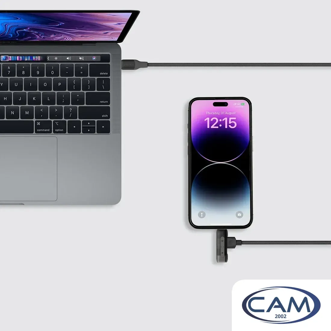 Кабель Momax DL56D 1-Link Flow Duo USB Type-C - Lightning/USB Type-C (1.5 м, черный)