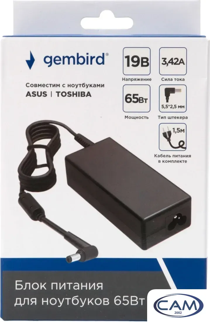 Сетевое зарядное Gembird NPA-AC19