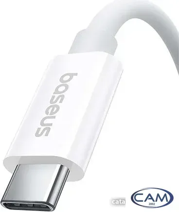 Кабель Baseus Superior Series 2 USB4 Full-Function Fast Charging Cable 240W USB Type-C - USB Type-C (1 м, белый)