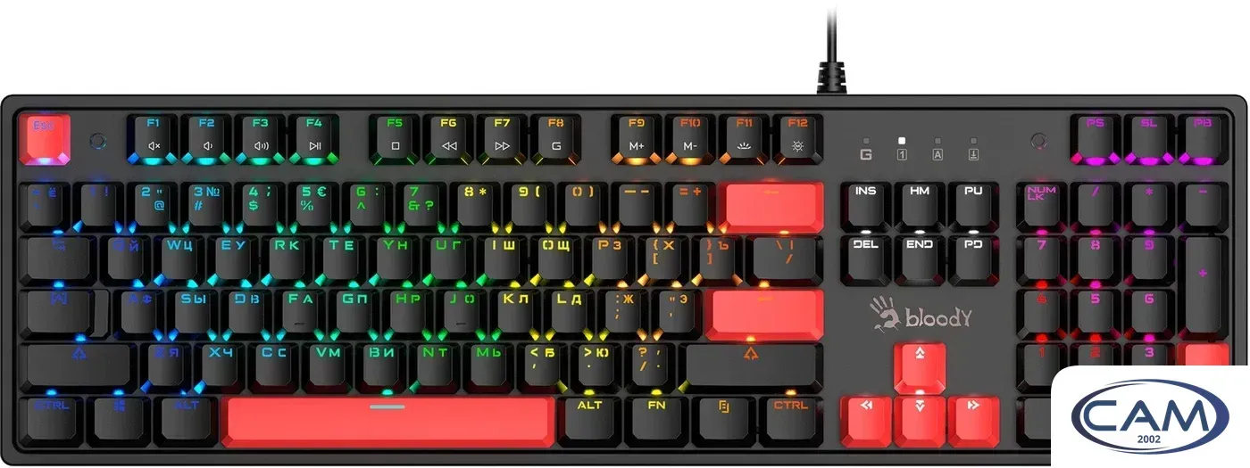 Клавиатура A4Tech Bloody S520N (черный)