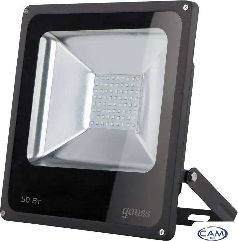 Прожектор Gauss LED 50W IP65 6500K 613100350 (черный)