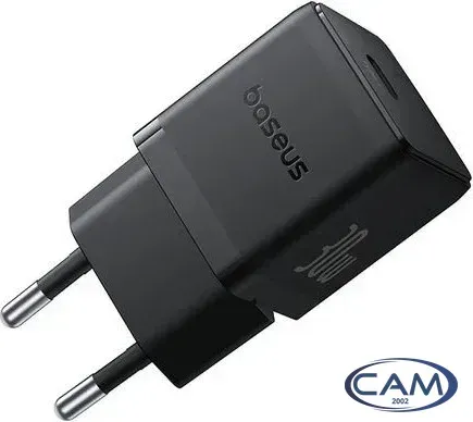 Сетевое зарядное Baseus Palm Fast Charger 1C 30W EU P10111605113-00 (черный)