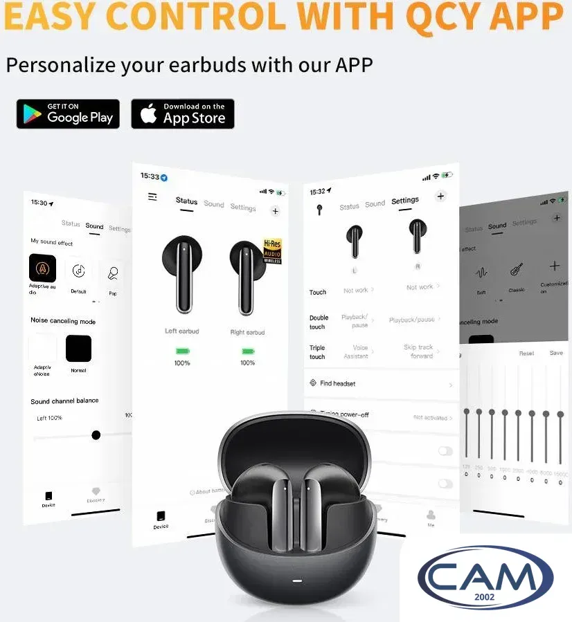 Наушники QCY AilyBuds Pro (черный)
