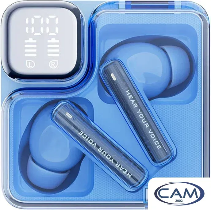 Наушники QCY MeloBuds Neo (синий)