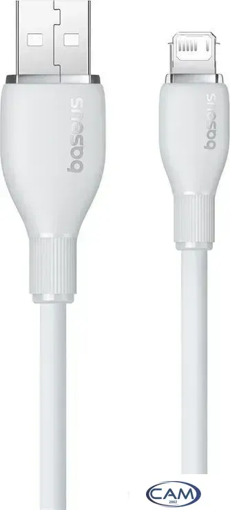 Кабель Baseus Pudding Series USB Type-A - Lightning (2 м, белый)