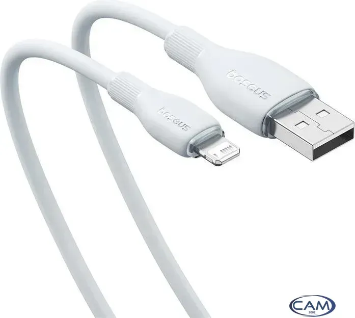 Кабель Baseus Pudding Series USB Type-A - Lightning (2 м, белый)