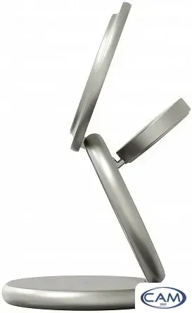 Беспроводное зарядное Magssory Signature Disc Pro для Apple 3 в 1 WCH073 (титановый)