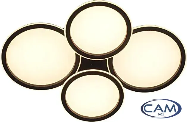 Припотолочная люстра Aitin Pro N9301/2+2M (черный)