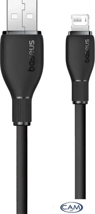 Кабель Baseus Pudding Series USB Type-A - Lightning (2 м, черный)
