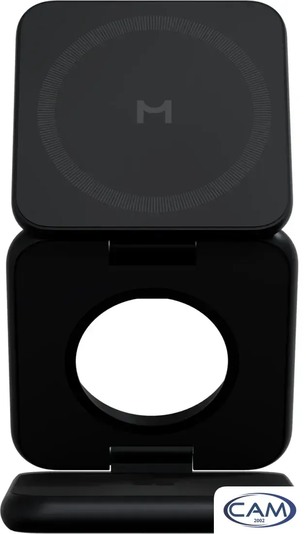 Беспроводное зарядное Magssory Fold Pro 3 в 1 WCH063 (черный)