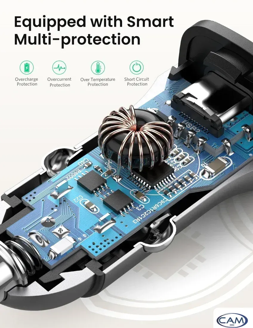 Автомобильное зарядное Ugreen CD130 30780