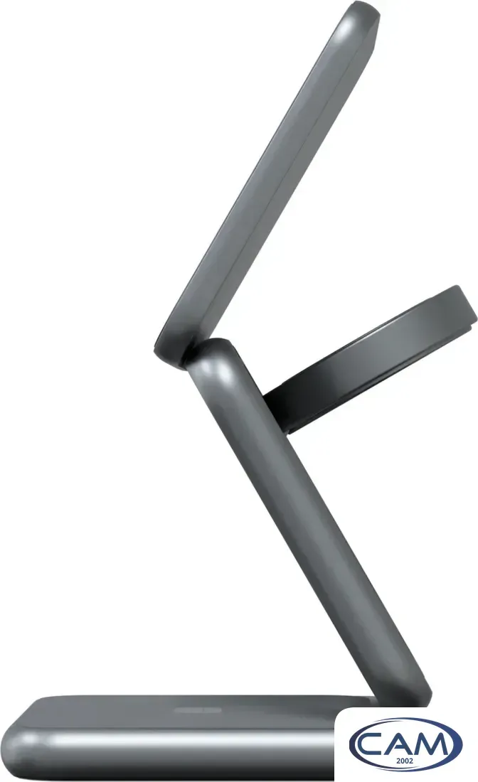Беспроводное зарядное Magssory Fold Pro 3 в 1 WCH063 (темно-серый)