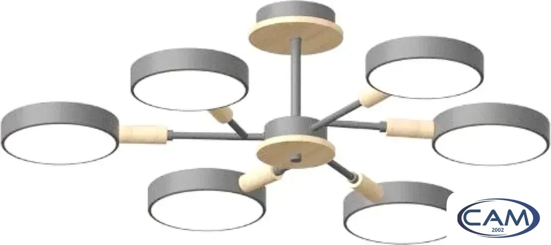 Подвесная люстра LED4U L3218-740 GR