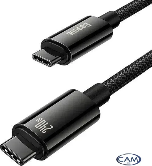 Кабель Baseus Tungsten Gold Fast Charging Data Cable USB Type-C - USB Type-C (3 м, черный)