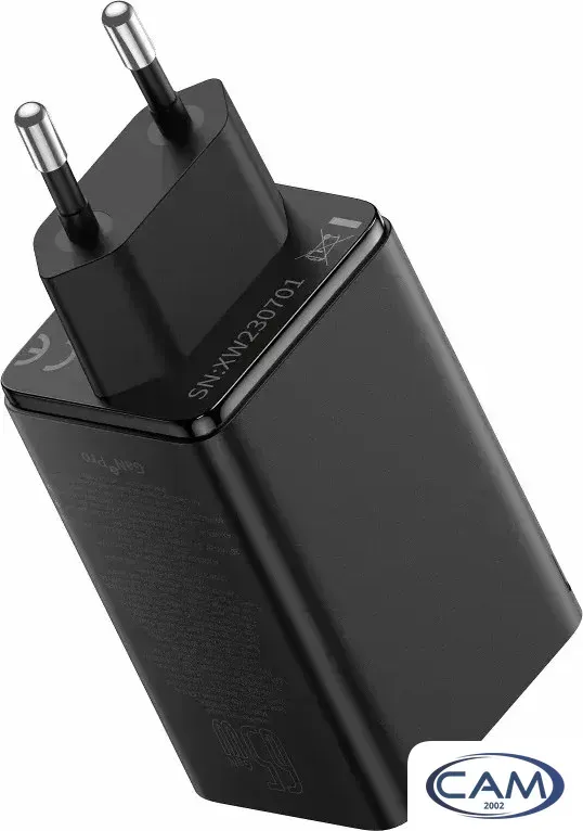 Сетевое зарядное Baseus GaN6 Pro Fast Charger 2C+2U 65W P10162701113-00 (черный)