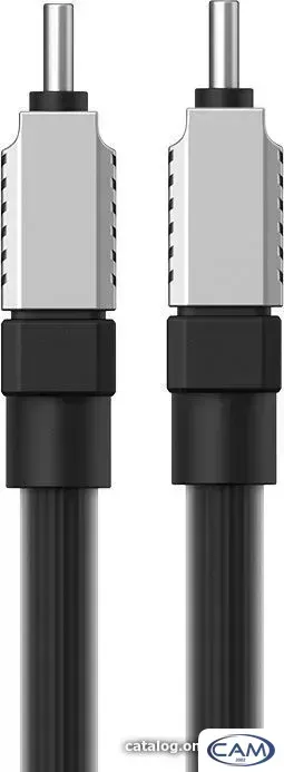 Кабель Baseus CoolPlay Series USB Type-C - USB Type-C (2 м, черный)
