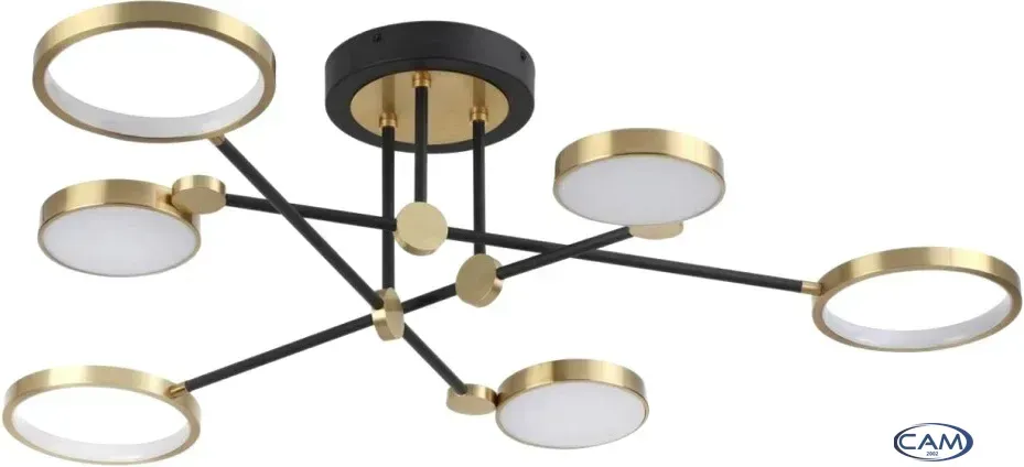 Люстра средней высоты Odeon Light Denzel 4320/60CL