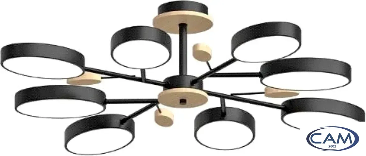 Подвесная люстра LED4U L3221-850 BK