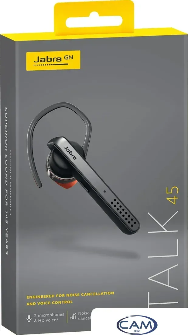 Bluetooth гарнитура Jabra Talk 45 (черный/серебристый)