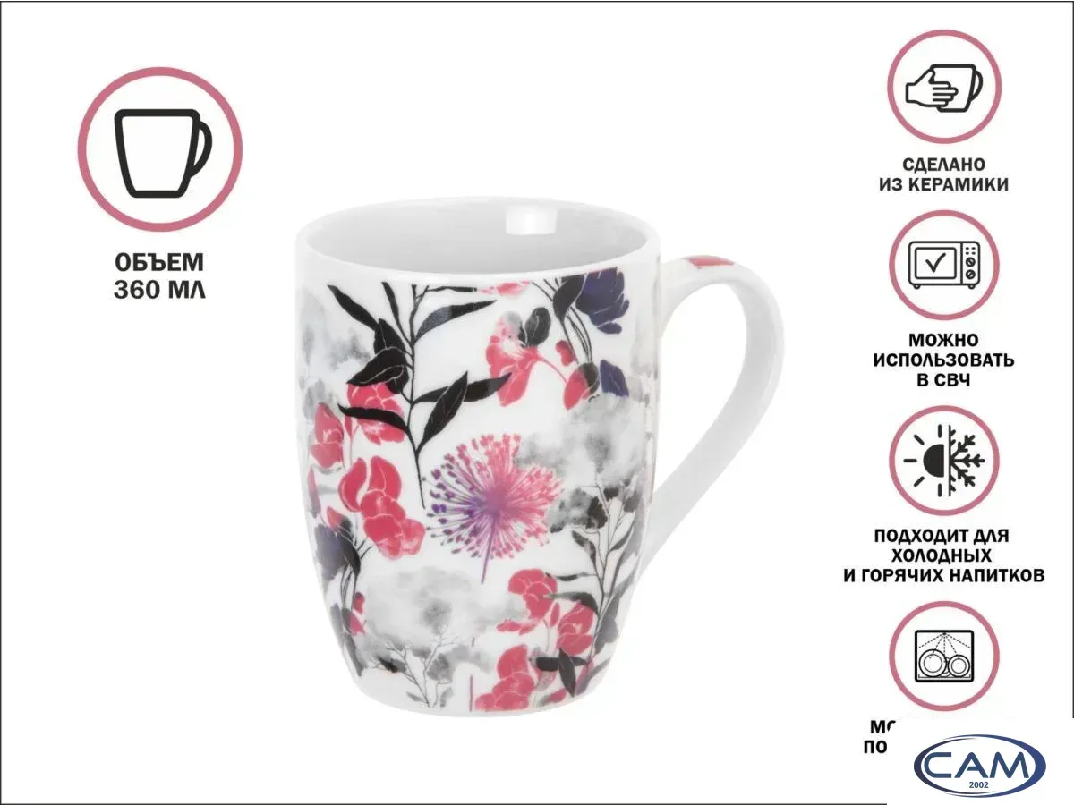 Кружка Perfecto Linea Flora-3 30-063633
